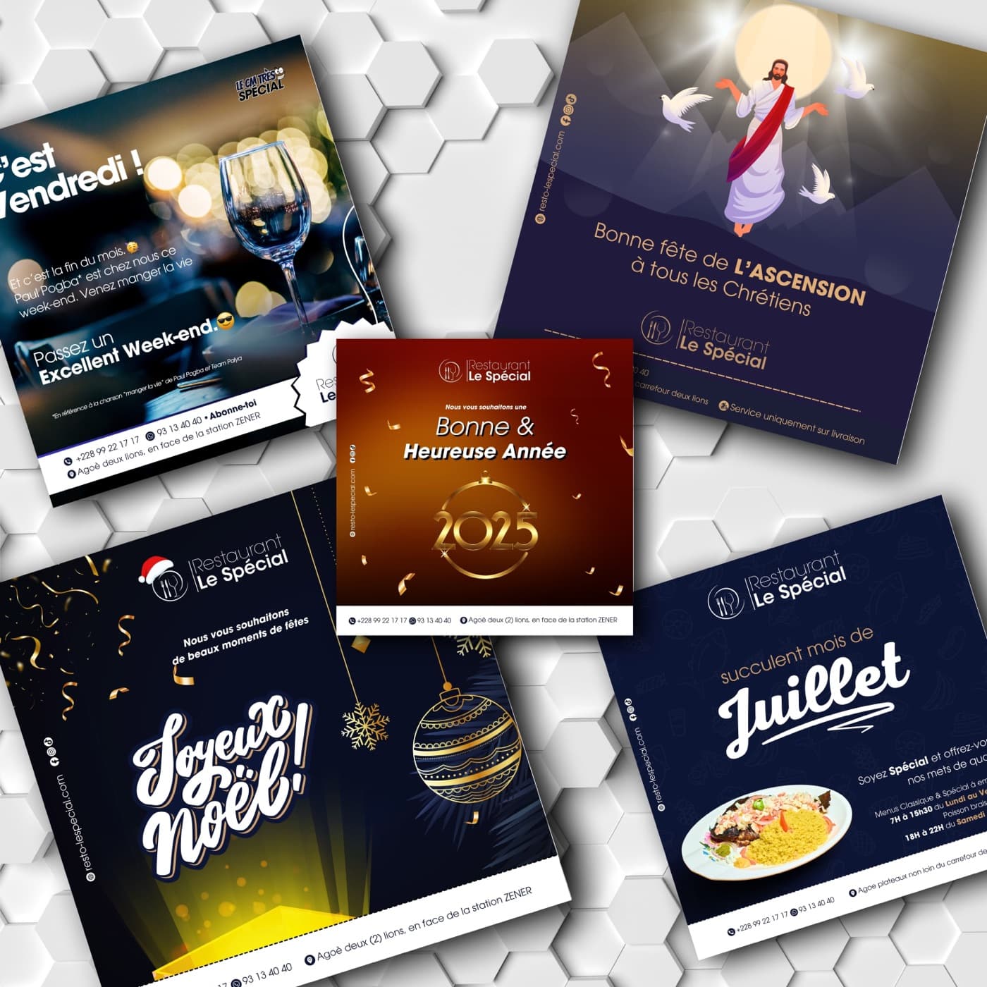 Restaurant Le Spécial — social media campaigns