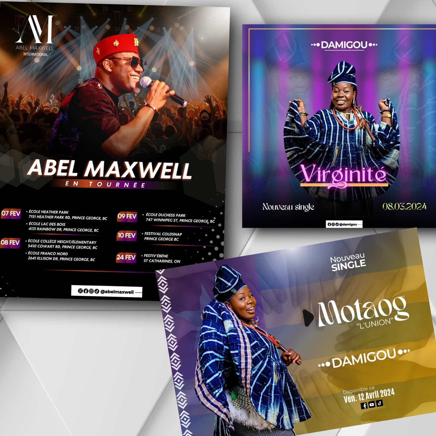 Artists — Abel Maxwell, Damigou